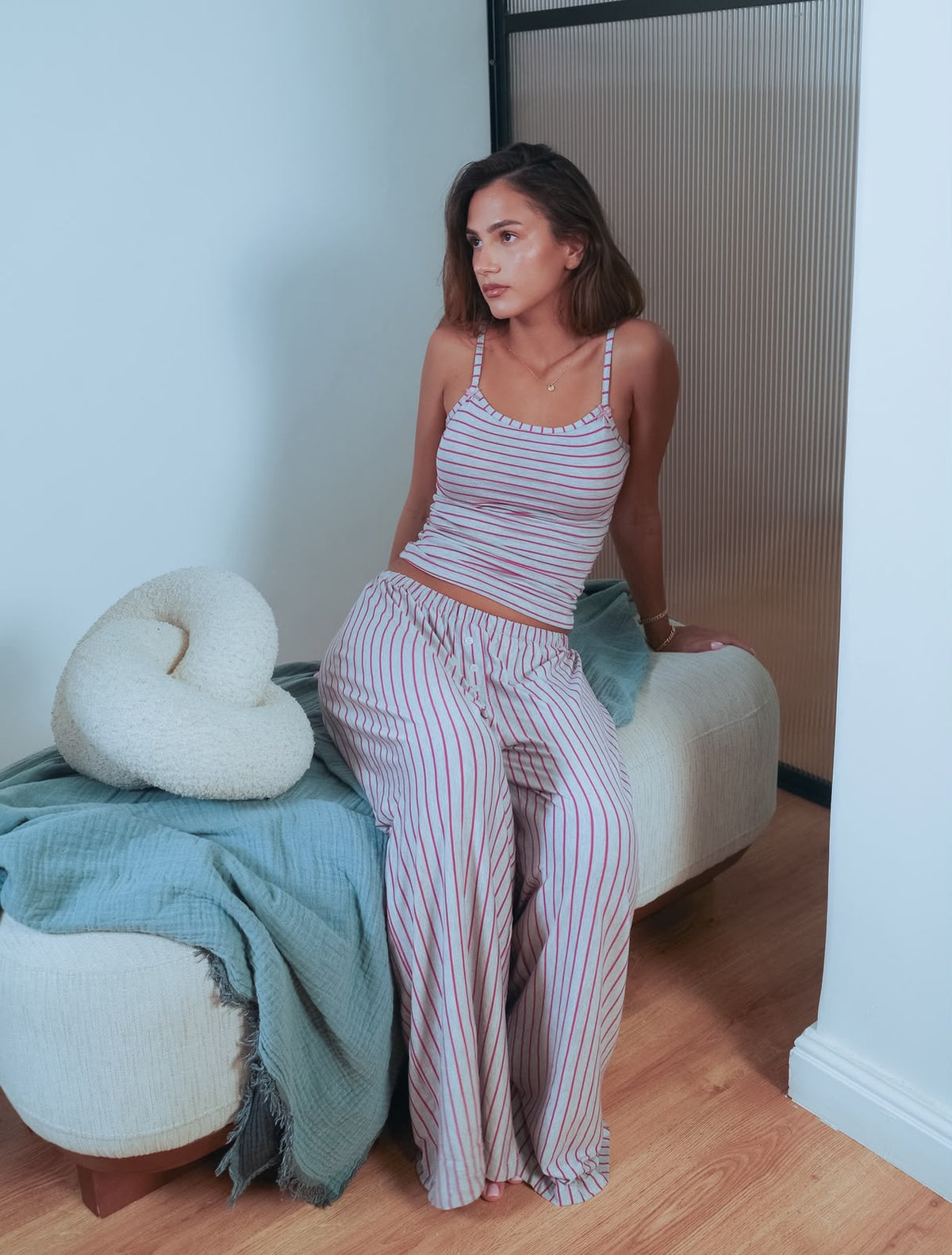 Cherry Stripe PJ 🎀